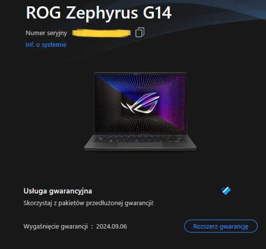 Laptop ASUS ROG Zephyrus G14 AniMe Matrix (2022)