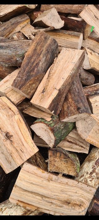 Drewno opałowe kominkowe Brzoza Dąb Olcha Sosna sezonowane zrzyny dębo