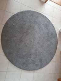 Tapete cinza oval 1.60cm