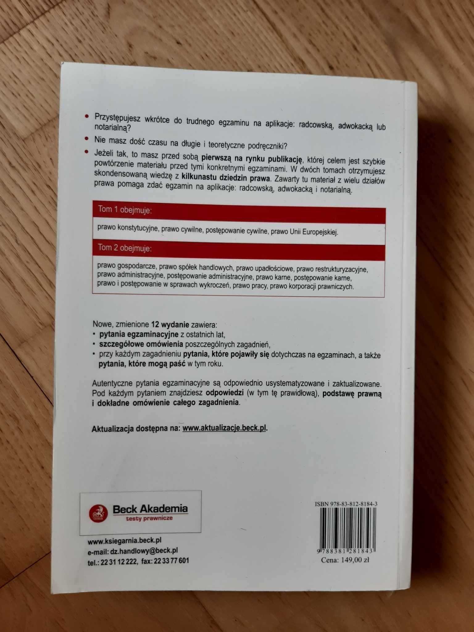 Aplikacje prawnicze w pytaniach i odpowiedziach. Tom II
