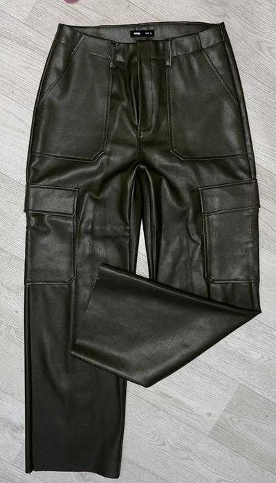 Брюки теплі шкіряні на високий зрістXL 14р. 33p