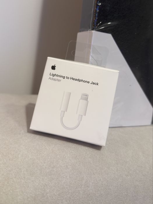 Oryginalny Adapter Przejściówka Słuchawek Iphone Lighting do Jack