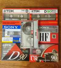 аудиокассеты НОВЫЕ Sony  TDK / запись на аудио кассеты