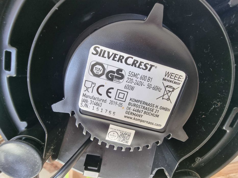 Liquidificador silvercrest ssmc 600 b1