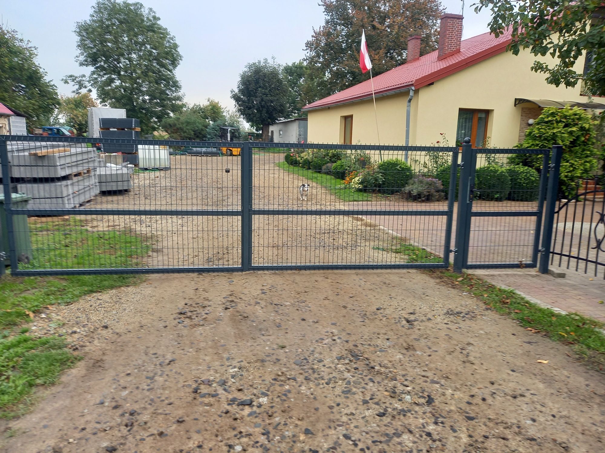 Brama wjazdowa panelowa 4 m 5 m 150 170 cm pod automat