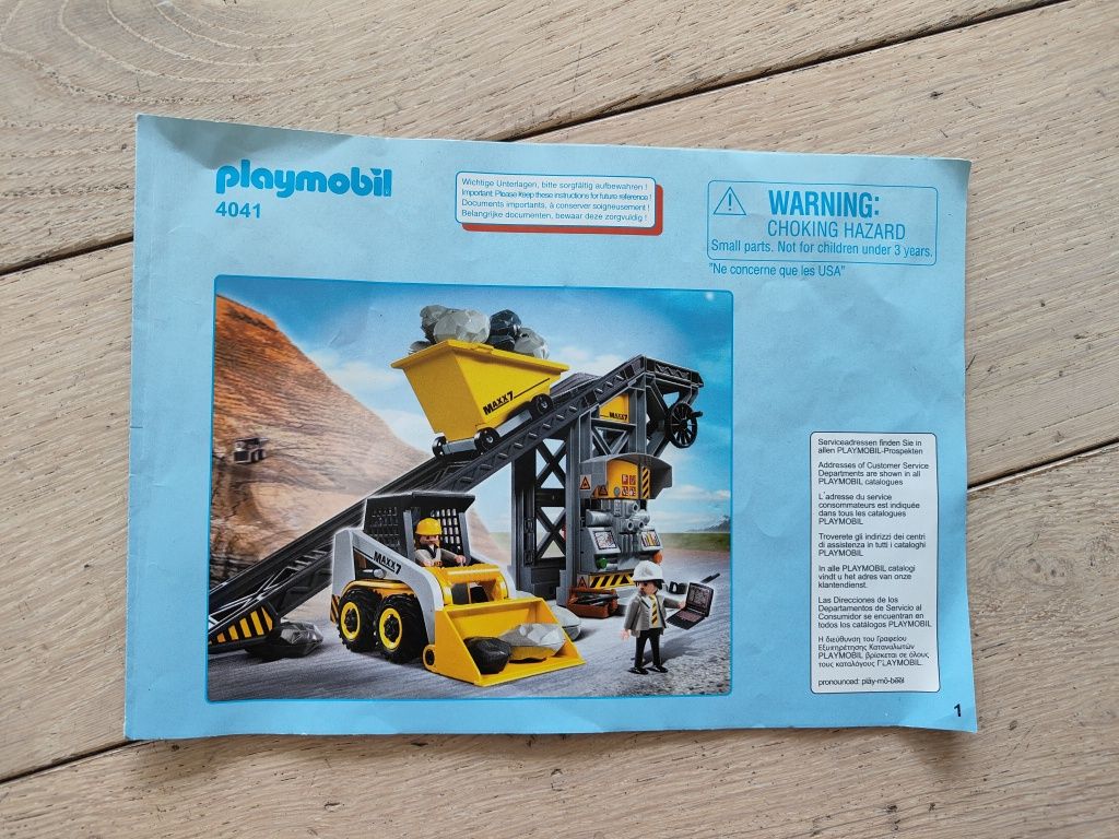 Playmobil 4041 Transporter z mini ładowarką