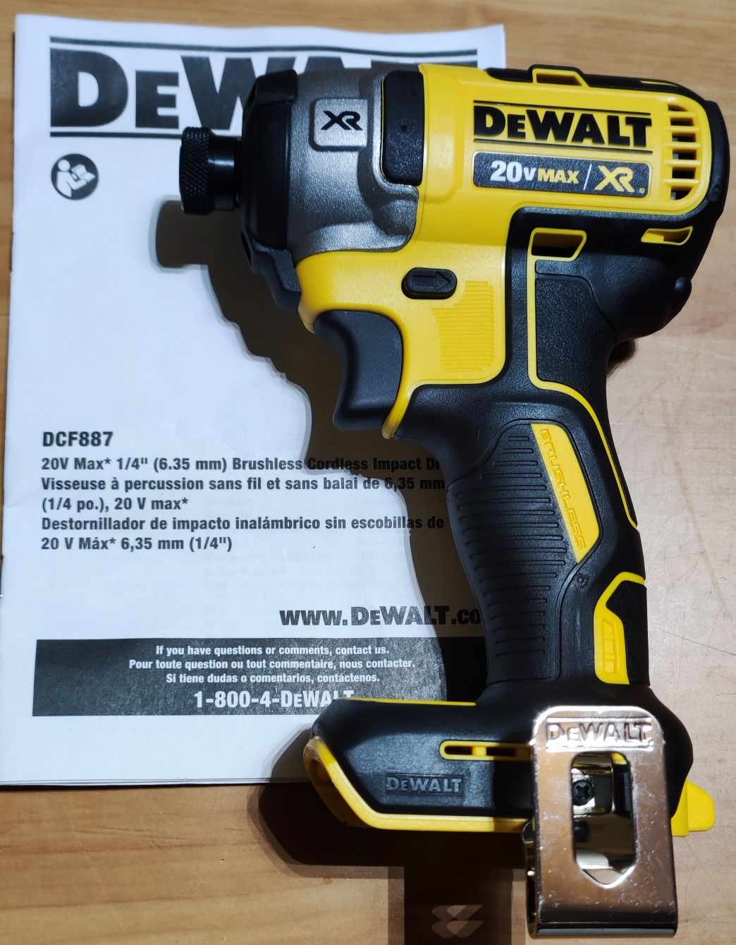 Dewalt dcf887 Made in Mexico оригінал із штатів