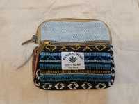 Saszetka konopna portfel hemp free made in Nepal