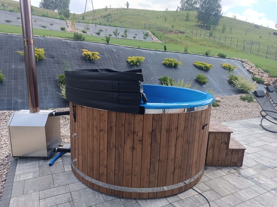 Balia Ogrodowa na 6-8 osób z Piecem opalanym drewnem