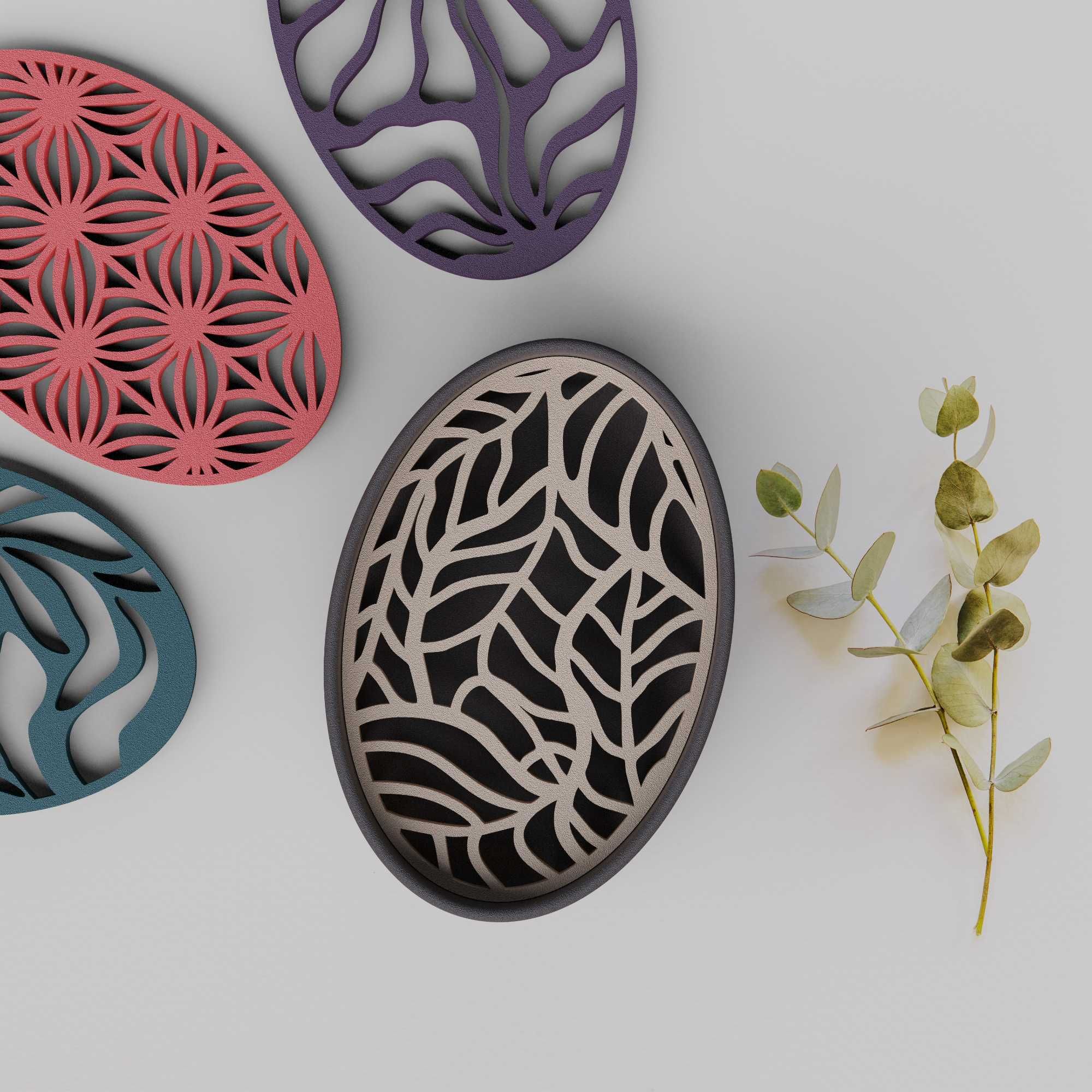 Saboneteiras em impressão 3D com grelha removível – novas