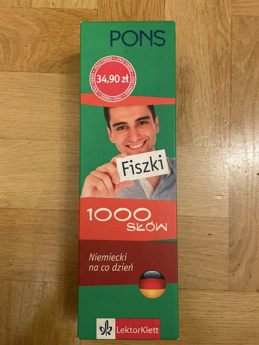 Fiszki, niemiecki, PONS, 1000 słów