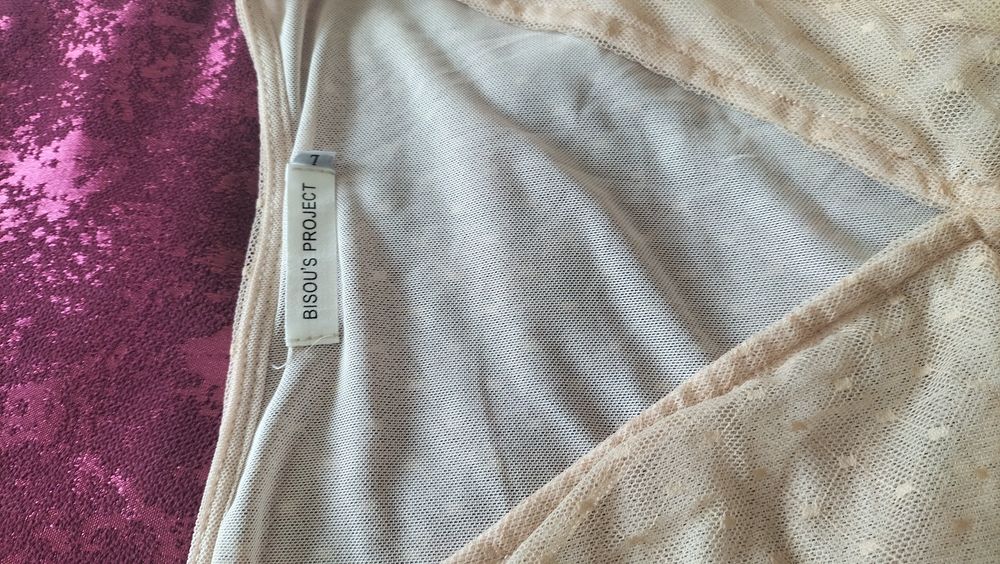 Body em renda cor beje