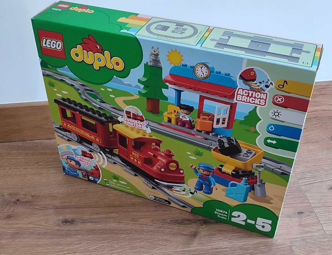 LEGO Duplo 10874 Steam Train (Motorized) - Perfect Condition