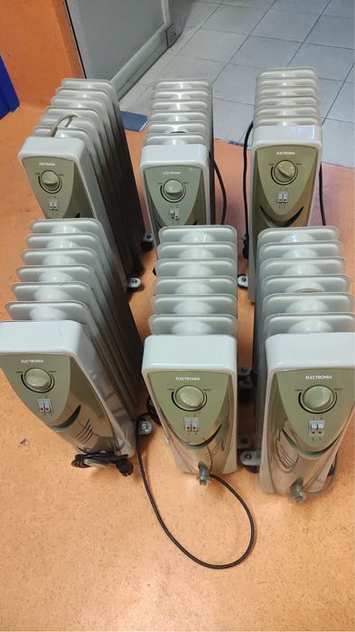 Aquecedores a oleo a funcionar em bom estado