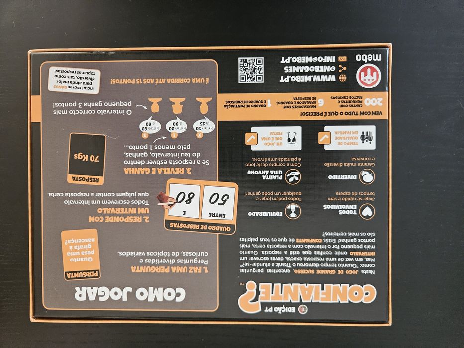 Confiante? - Excelente estado - Jogo de tabuleiro