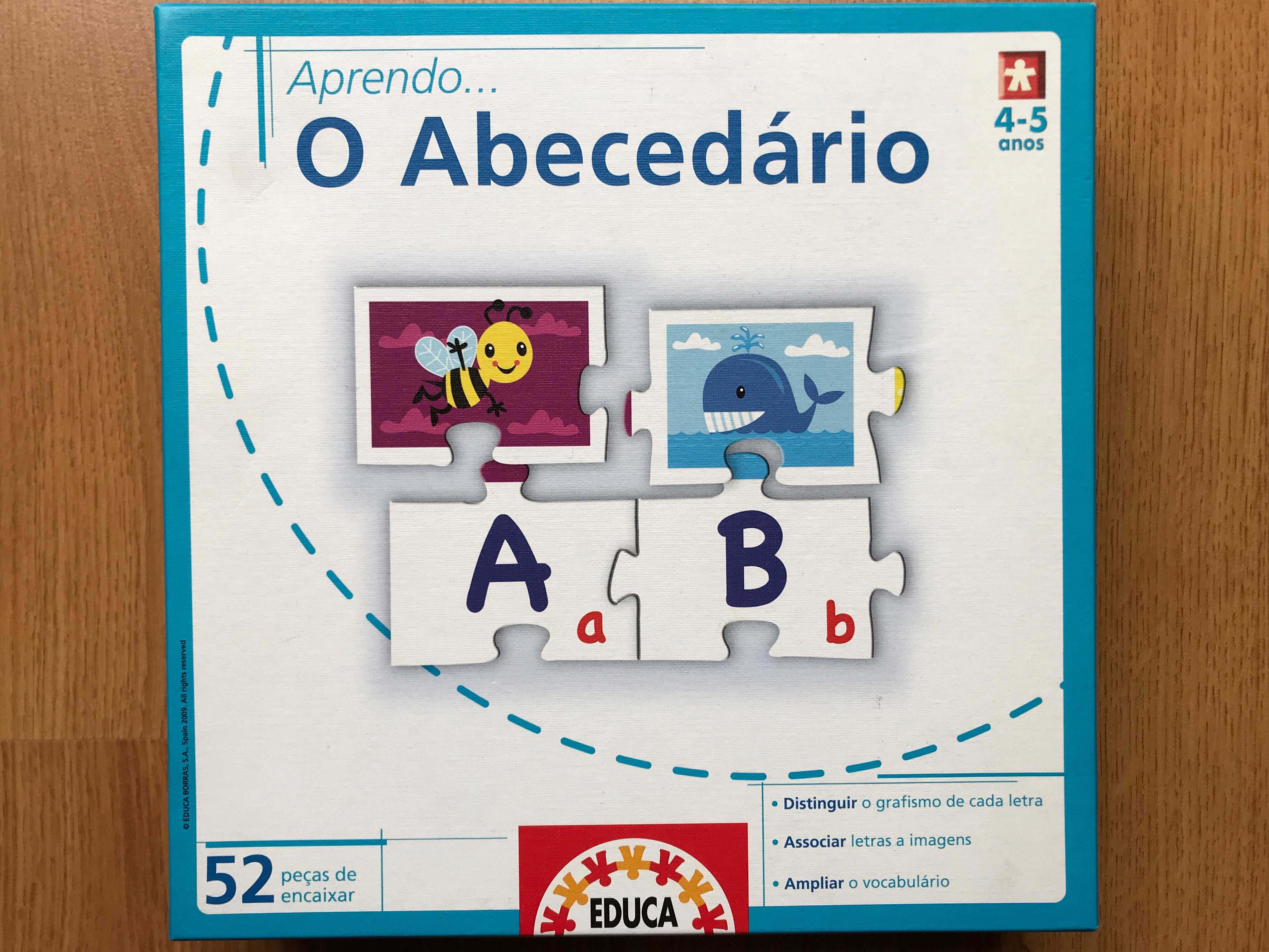 Puzzle Aprendo o Abecedário Educa - Novo - Nunca aberto