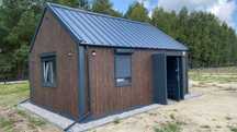 Domek letniskowy/całoroczny 8x4 (32m2) - wyposażony