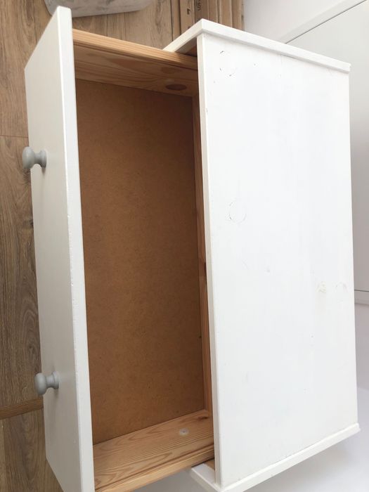 Szafka biała - szuflady