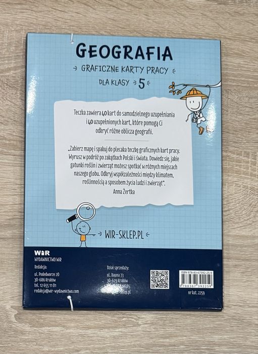Graficzne karty pracy Geografia klasa 5 Anna Żertka