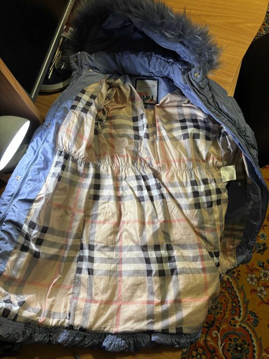 Дитячий теплий пуховик для дівчинки 2-4 клас