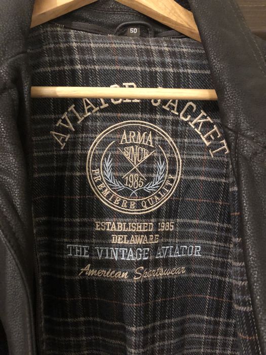 Шкіряна куртка ARMA Aviator Jacket