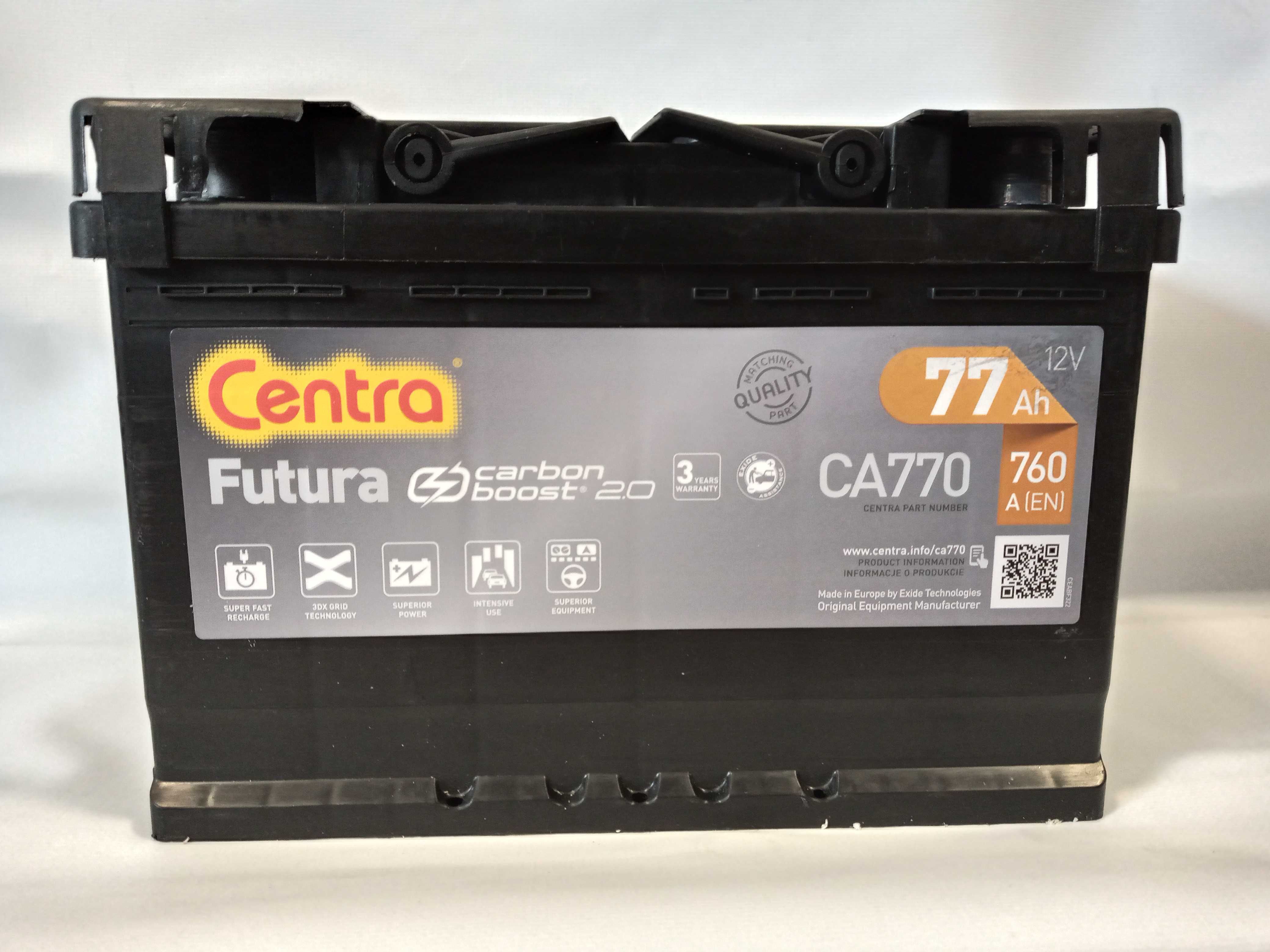 Akumulator Centra Ca770 12V 77Ah 760A