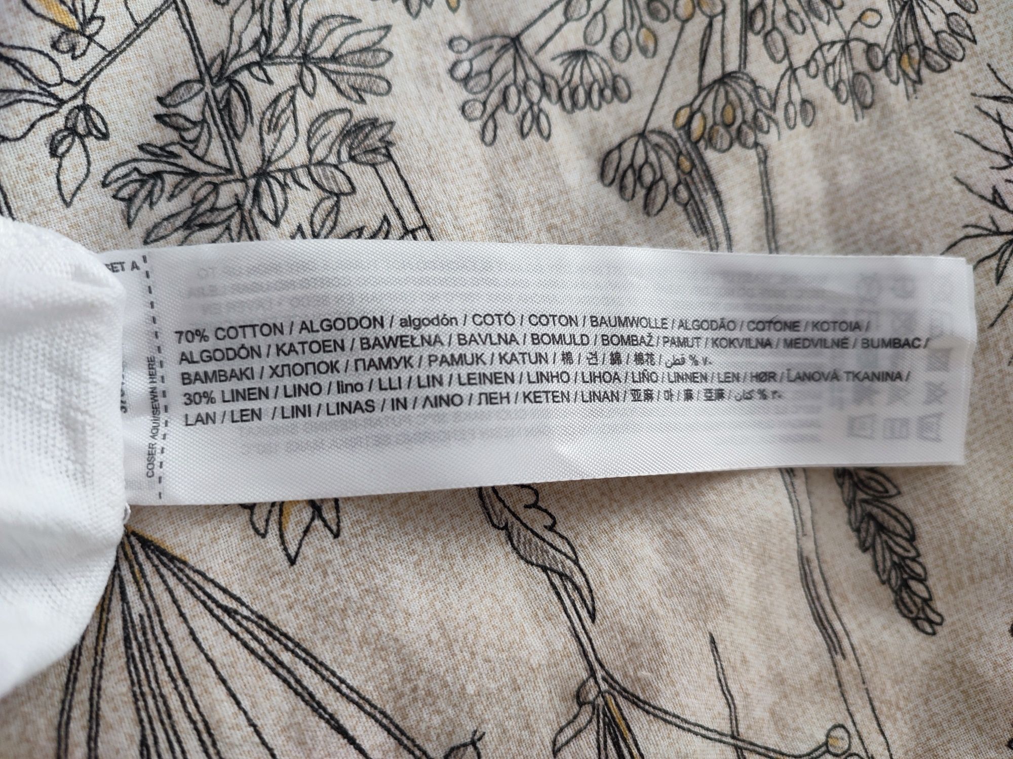 NOWY top koszulka bawełna len Mango roz. XL