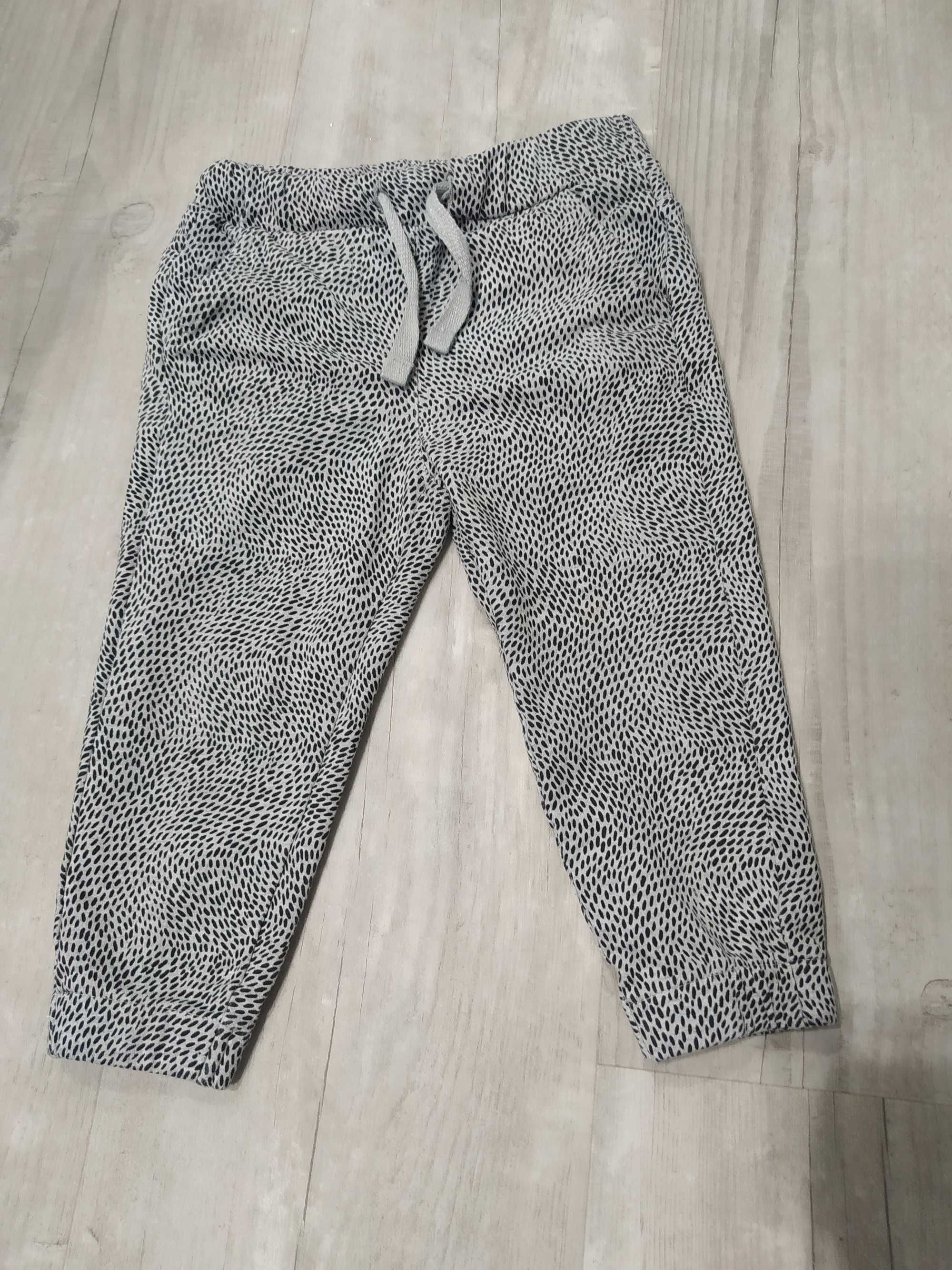 Cekinowy kotek, Komplet tunika + spodnie coccodrillo r. 92
