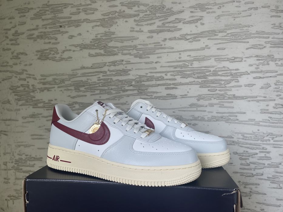 Nike Air Force 1 Low Just Do It Photon Dust Team Red 44 *NOWE*
