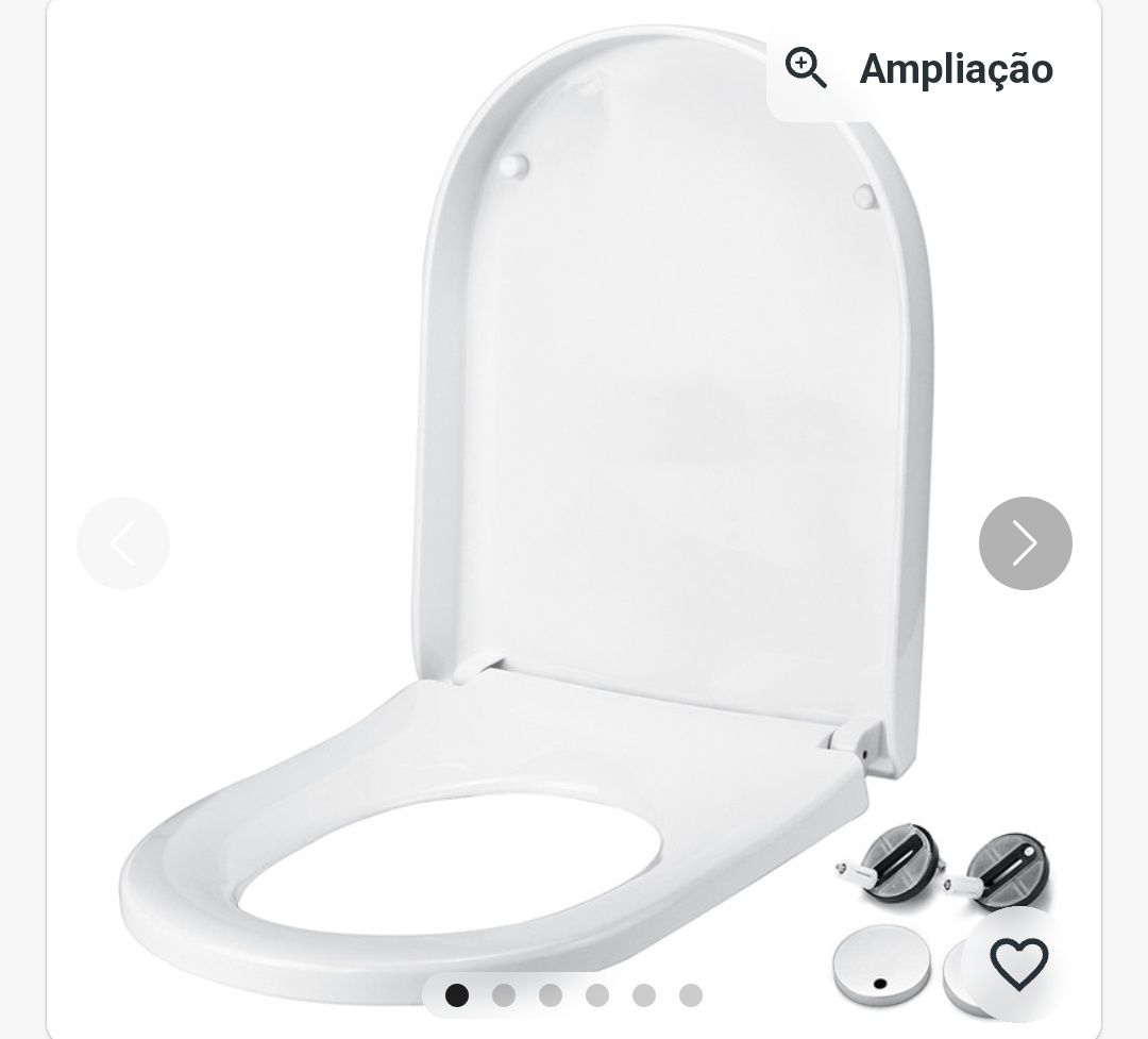 Tampa de Sanita Automática Nova na caixa e fechada