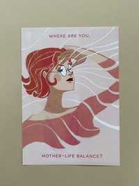 Plakat poster Mother - life balance ?