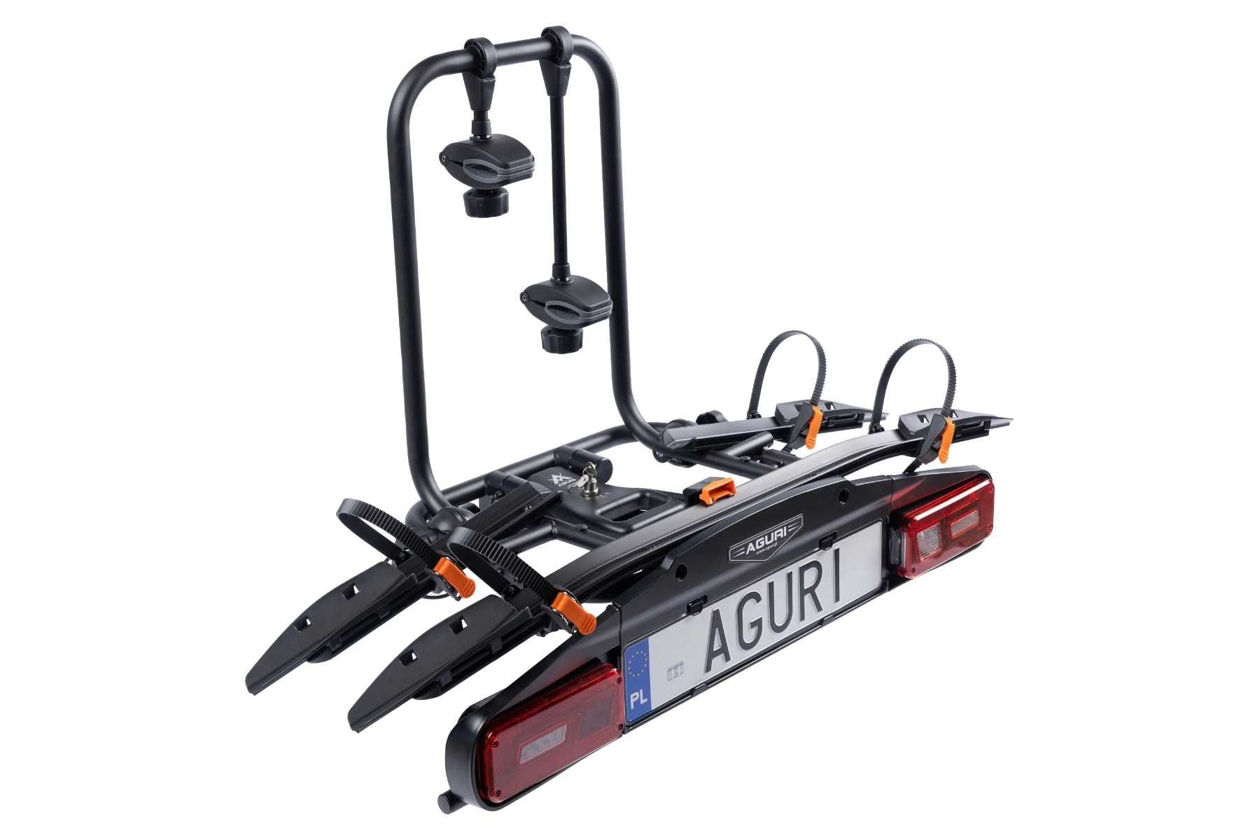 Aguri Active Bike Pro 2 Black Platforma rowerowa na hak na 2 rowery