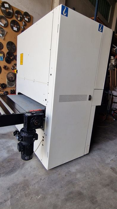 Lixadeira calibradora scm sandya 1300 rolo em aço