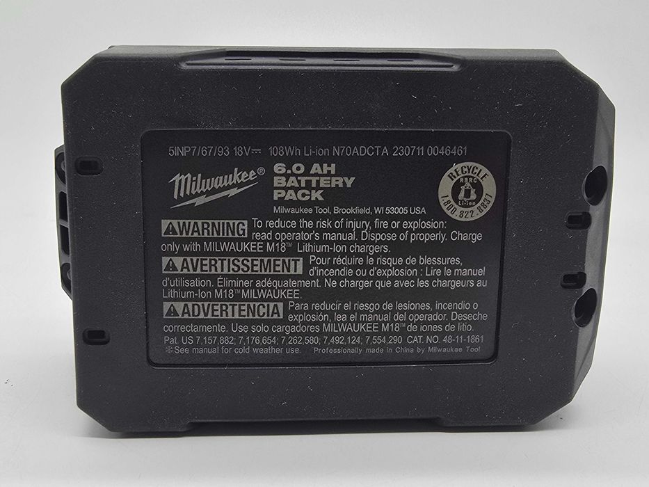 Milwaukee M18 48-11-1861 REDLITHIUM FORGE 6AH Аккумуляторная Батарея