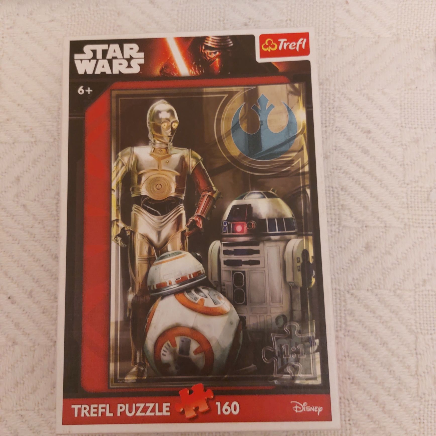 Puzzle Star Wars z 3  droidami 160 elementów.  Trefl
