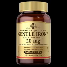 Solgar Gentle Iron (diglicynian żelaza) 20 mg 90 kaps.