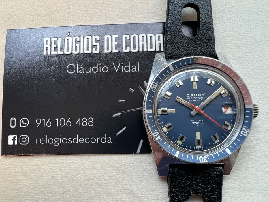 Relógio Cauny Submarine (Pepsi)