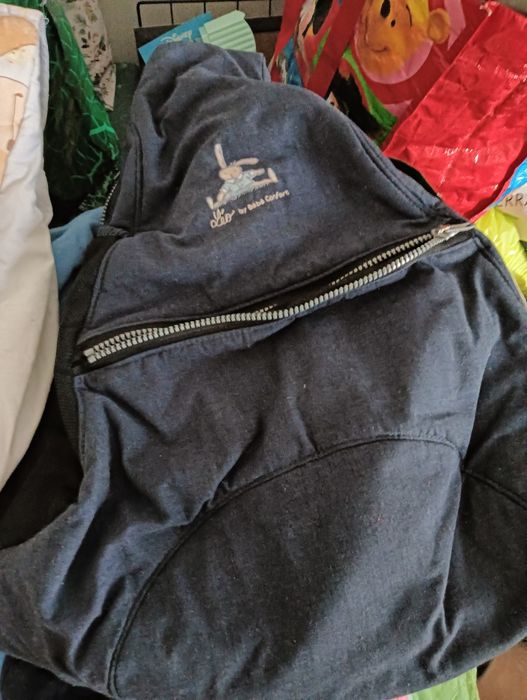 Suporte fraldas e saco tiracolo