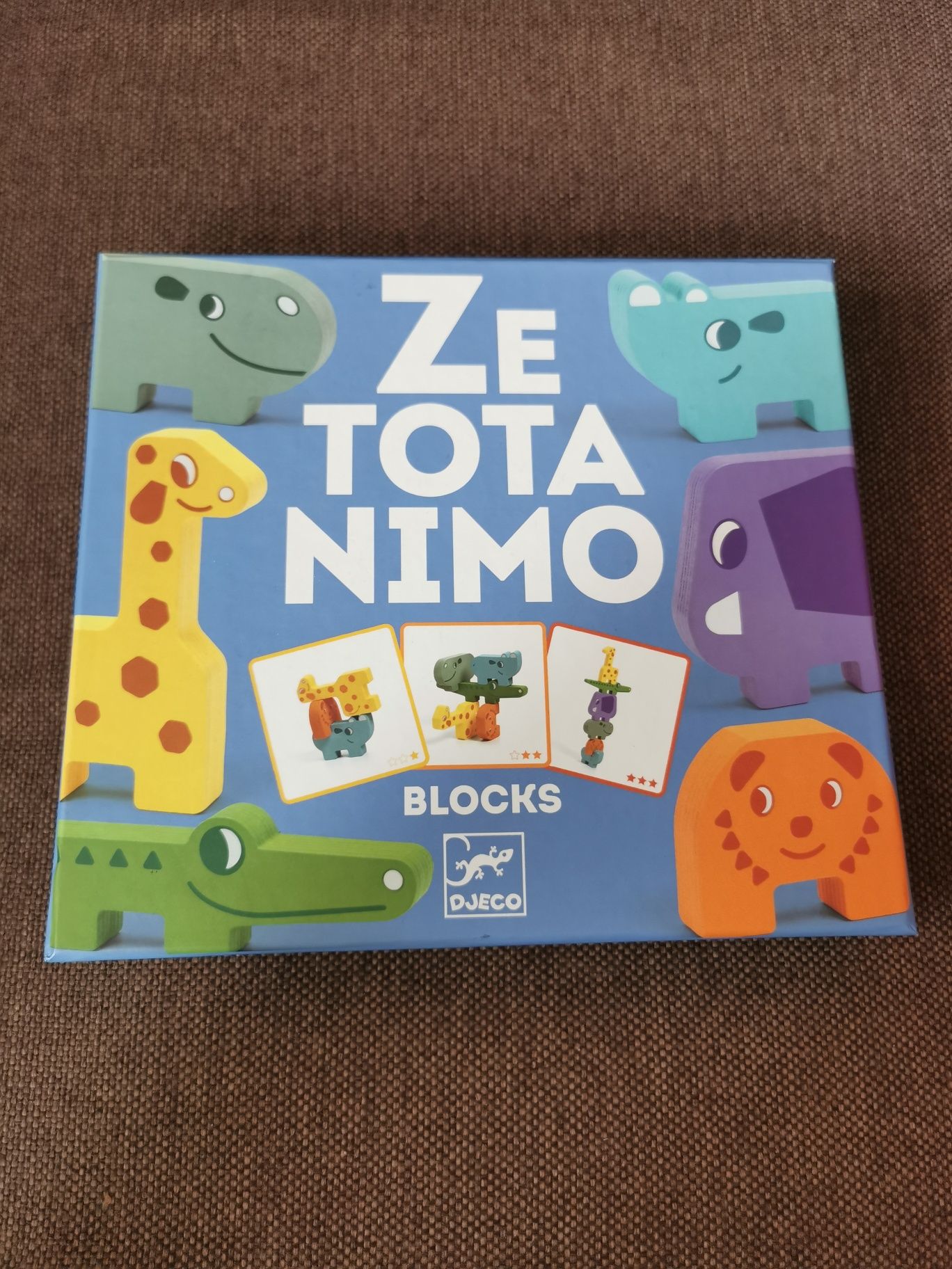 Zetotanimo gra Djeco drewniana klocki montessori