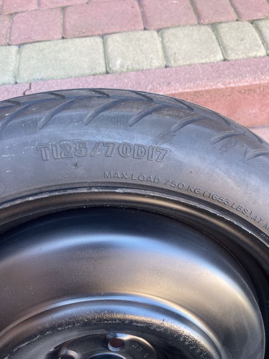 Докатка, запаска Т125/70D17  5*100 ET39 ТОЙОТА АВЕНСІС, КОРОЛЛА