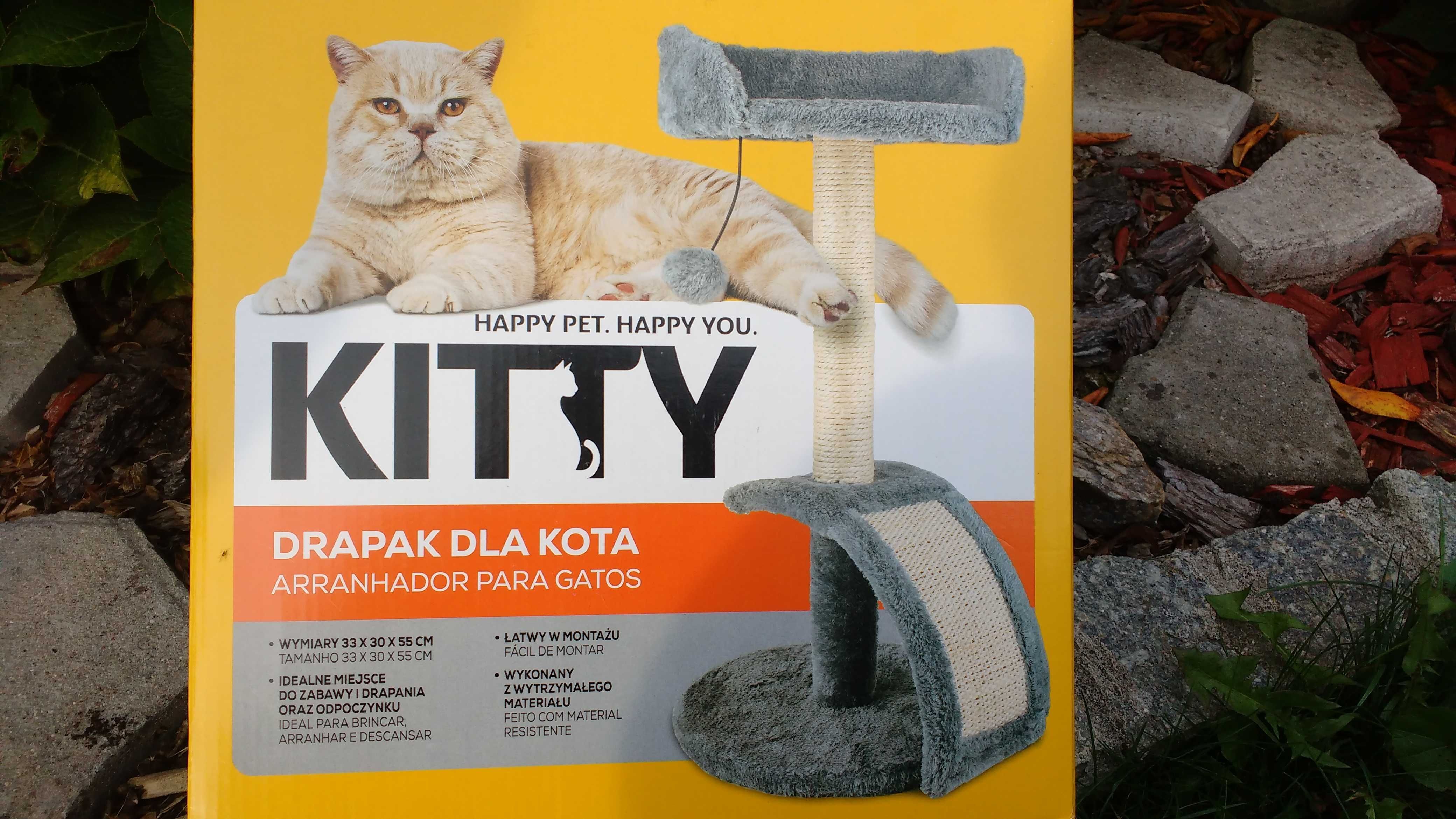 Drapak dla kota Kitty nowy 33-30-55cm