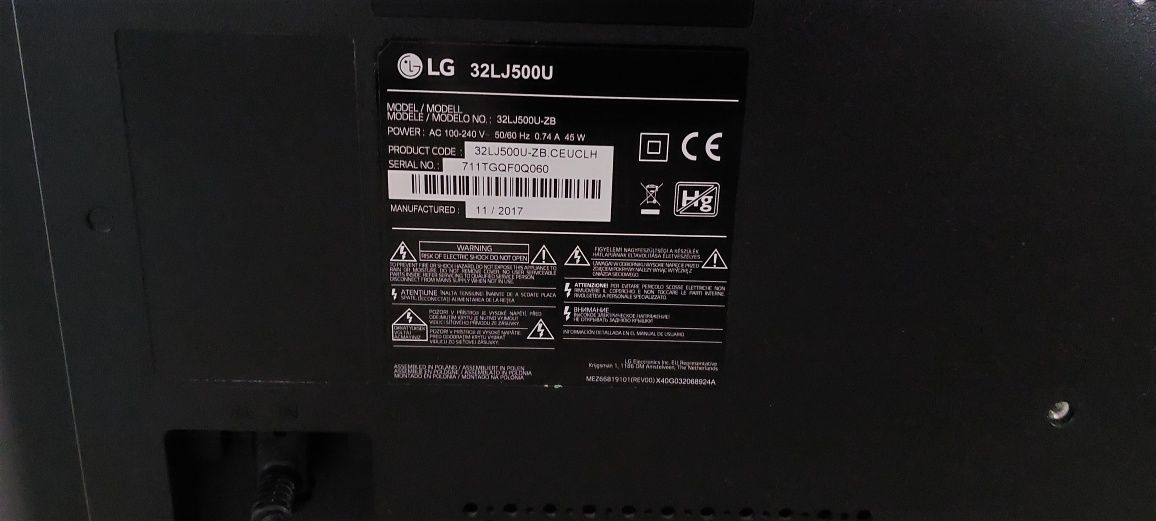Monitor Telewizor  LG 32 cale