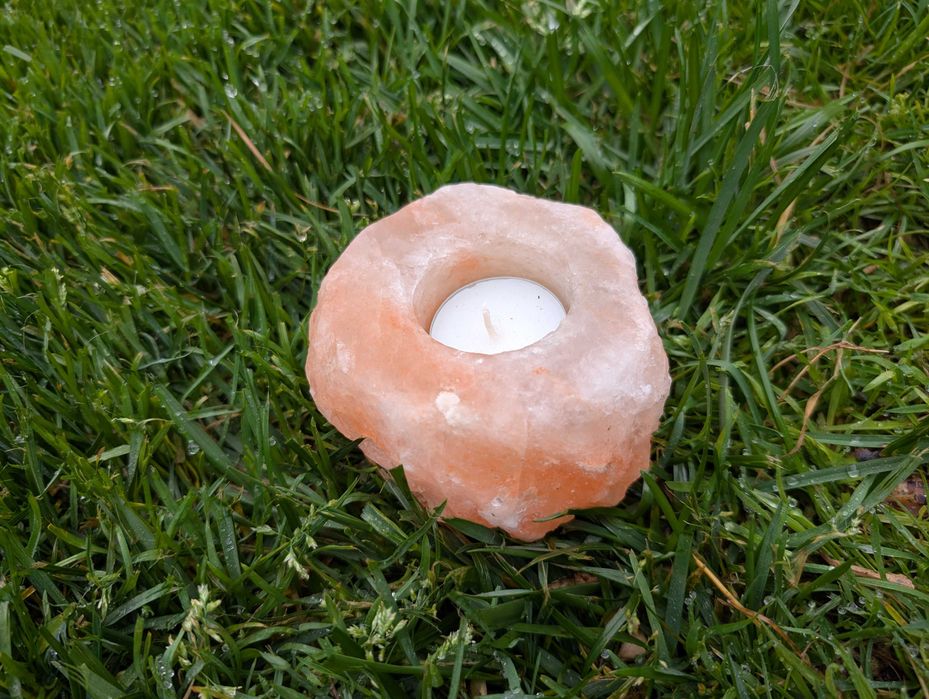 Suporte para velas de Sal dos Himalais