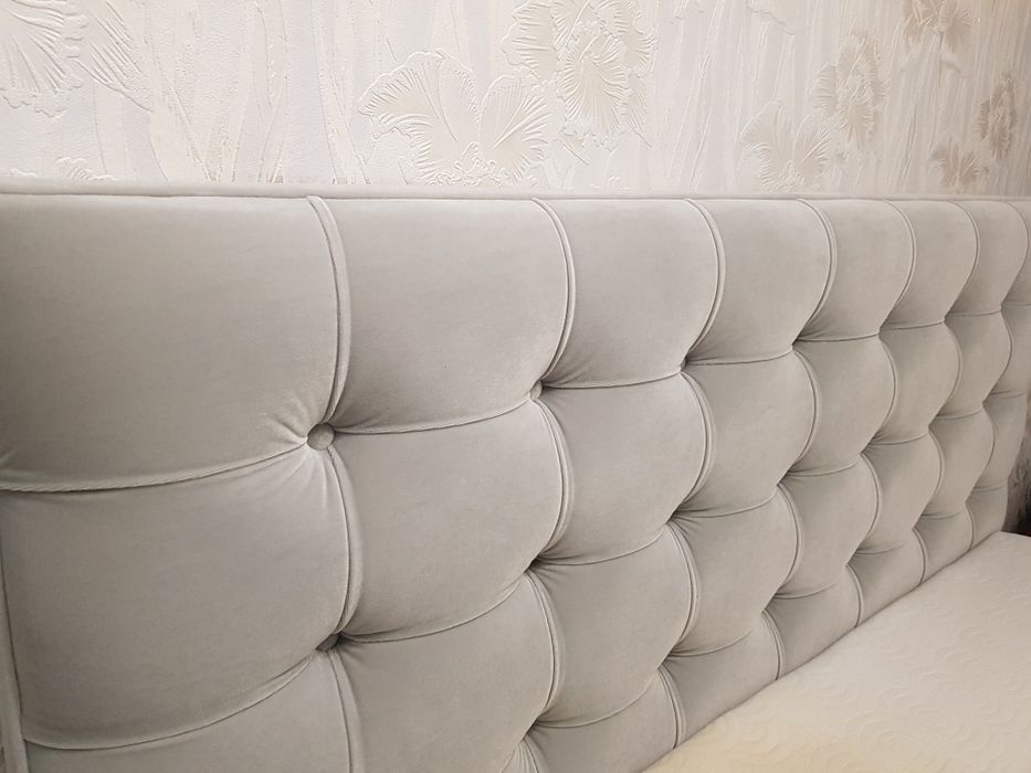 Перетяжка изголовья.изголовье по заказ