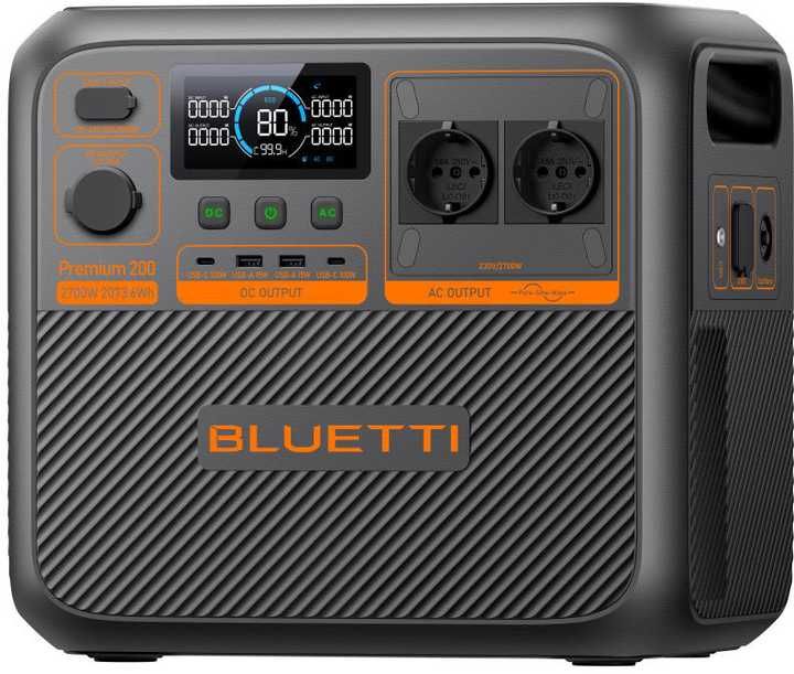 Зарядна станція Bluetti Premium 200 V2 Portable Power Station