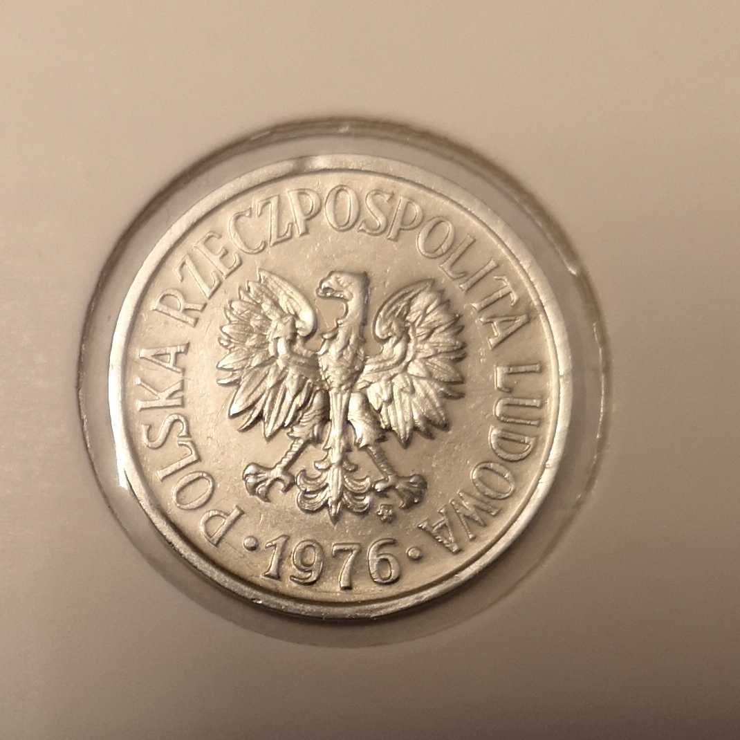 Moneta PRL 20 groszy 1976r - mała data.Stan jak na zdjęciach.