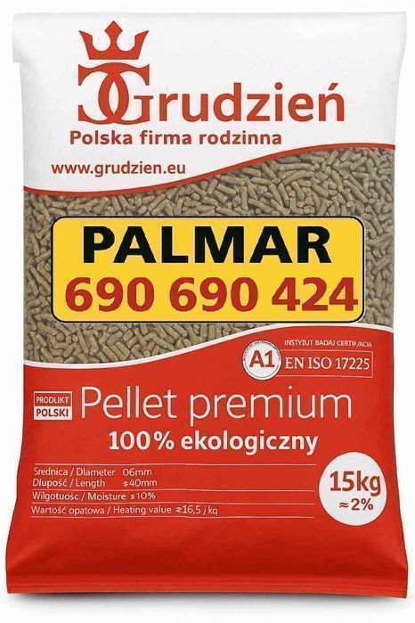 Pellet drzewny iglasty A1 en plus tartak kuzio olczyk barlinek olimp