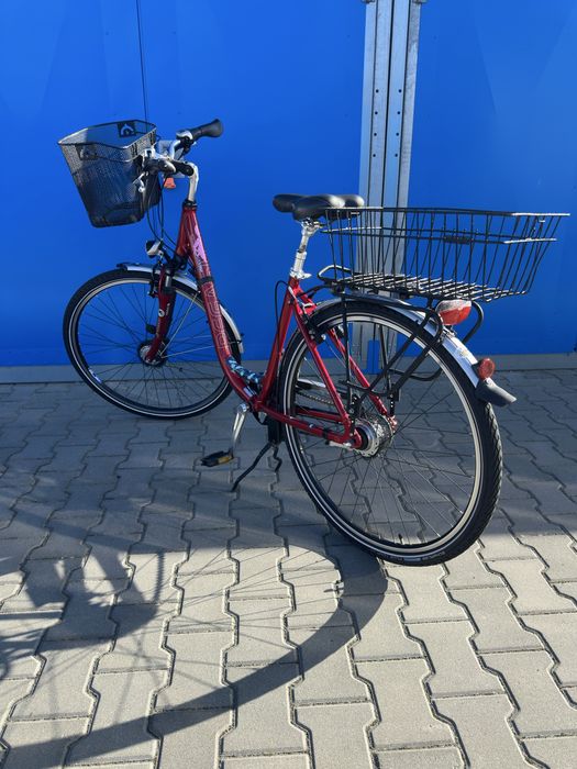Sprzedam niemiecki rower miejski Pegasus Solero czerwony 28” koła