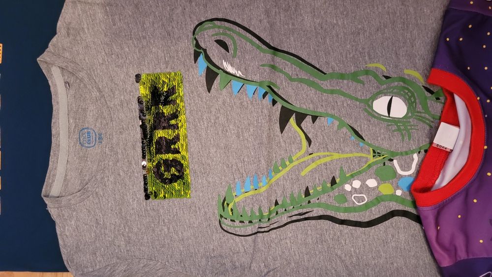 3 koszulki rozm 134 Angry Birds i 2 x smyk