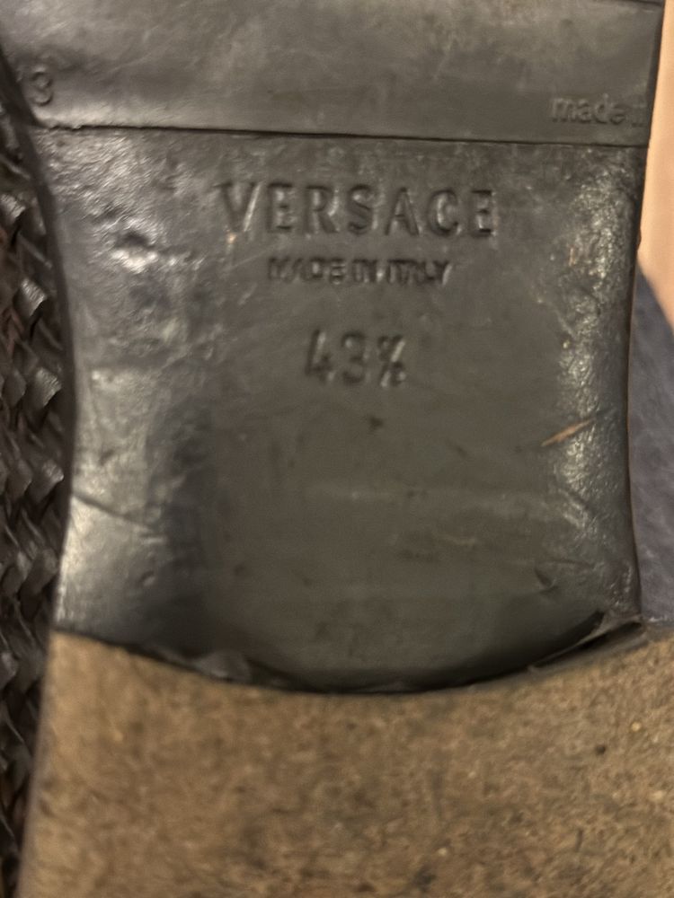 Туфли Versace оригинал. Натуральная кожа.